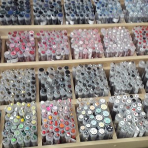 Des boutons de toutes les couleurs