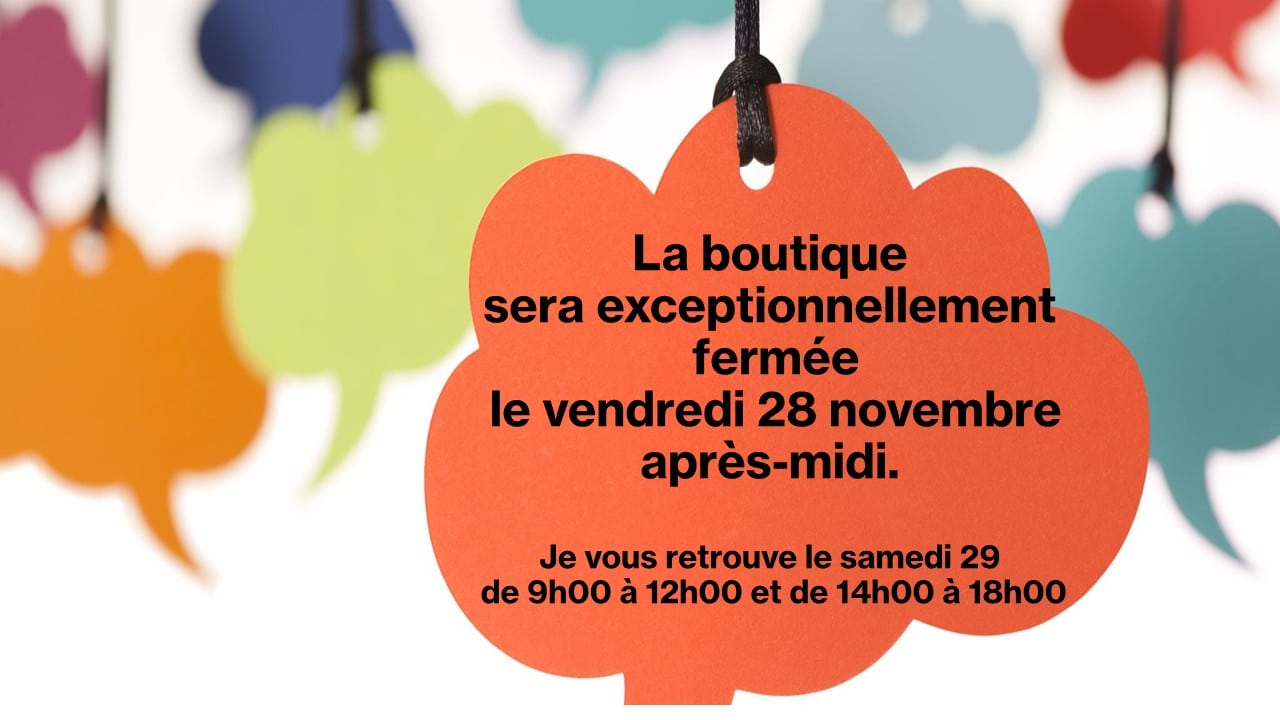 Fermeture exceptionnelle le 28 novembre 2025